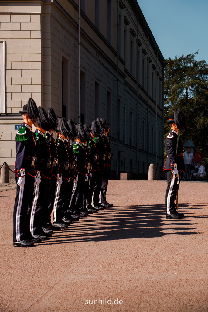 Wachenwechsel Oslo Schloss